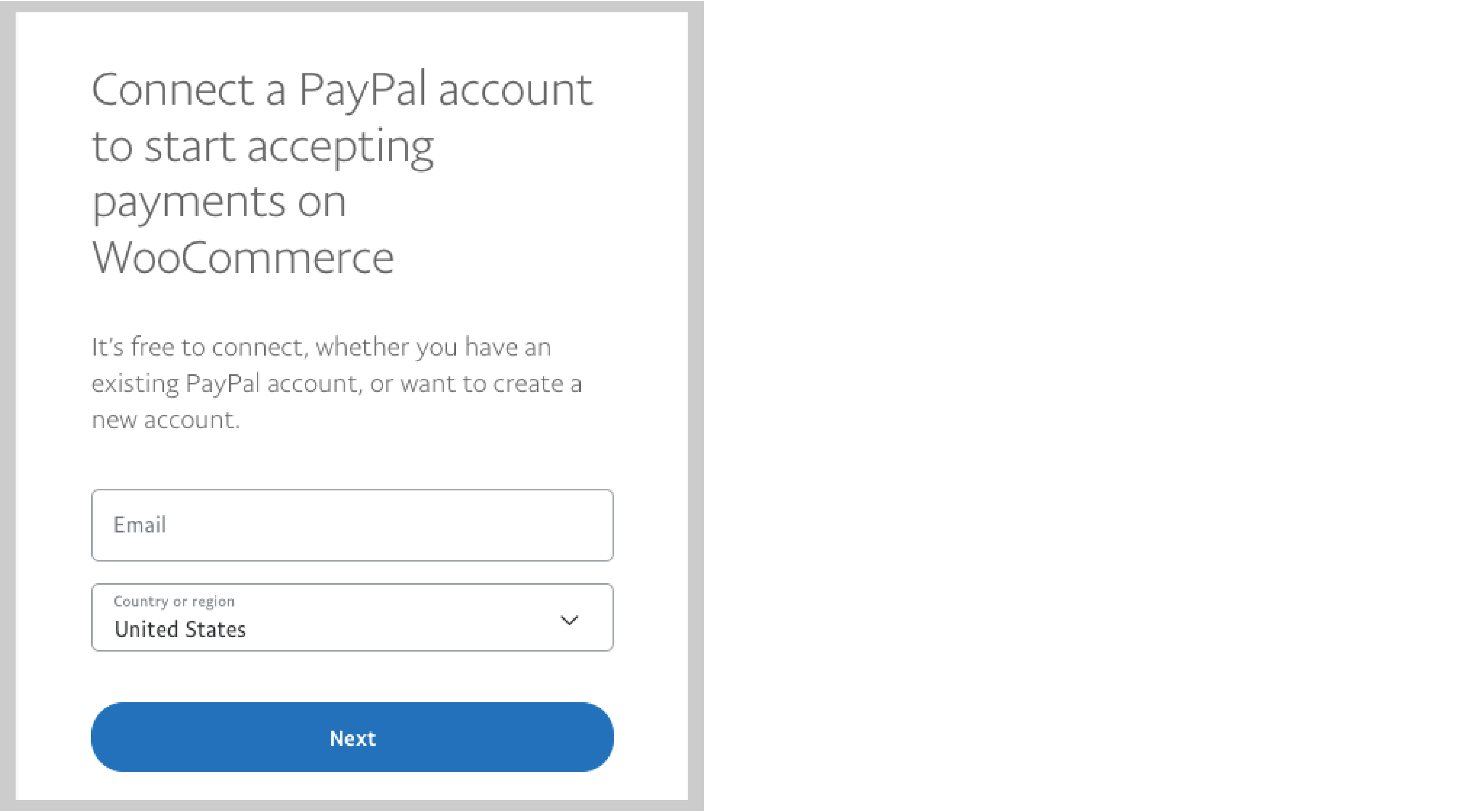 Connect to Paypal account