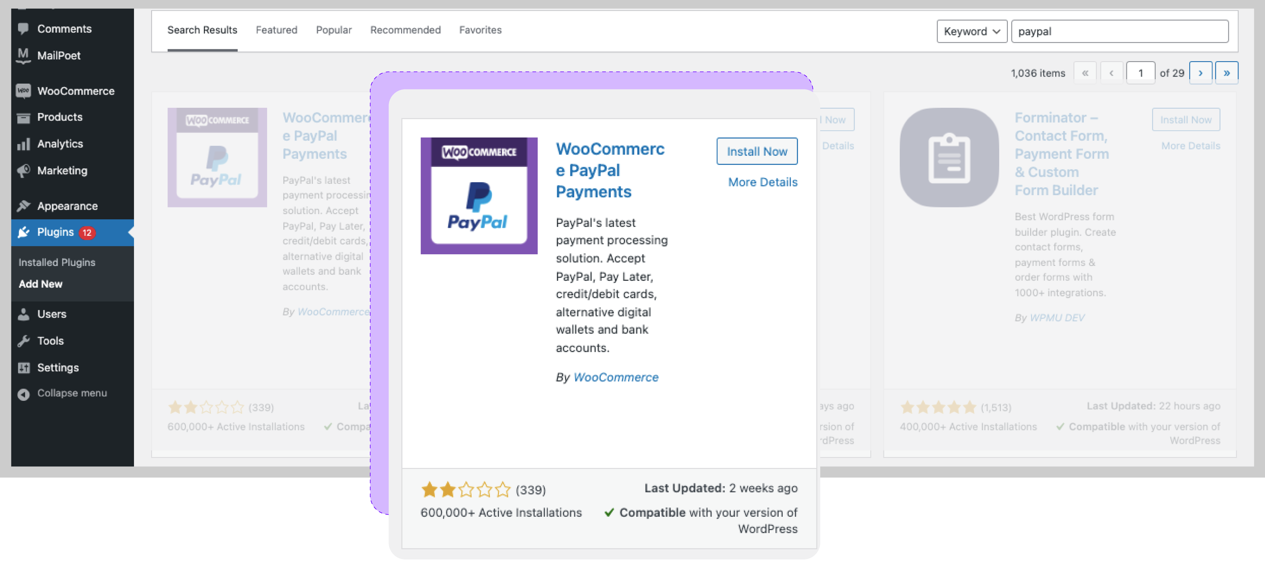 WooCommerce payPal Payments Installation