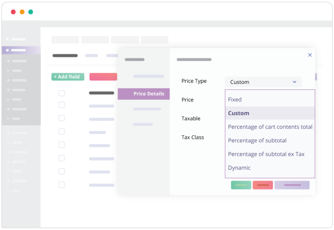 Alter Pricing Using Price Field