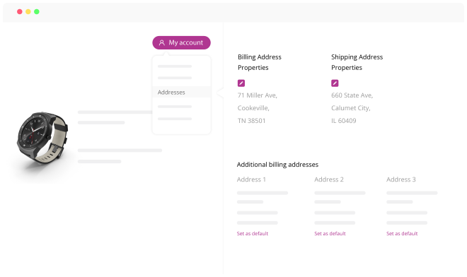 从 WooCommerce 我的帐户访问保存的多个地址