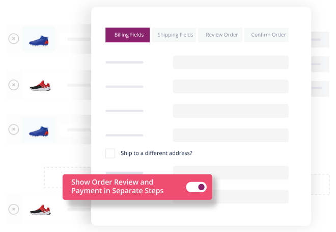 Split order review and Payment steps - WooCommerce Multistep Checkout